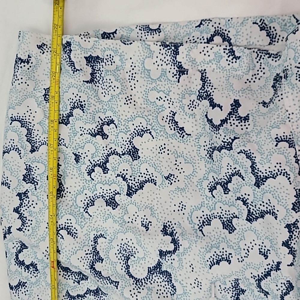 OLD NAVY Swim Trunks XXL Velcro pocket White & Blue - Picture 6 of 7